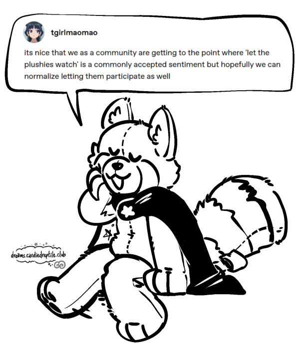 let the plushies fuck