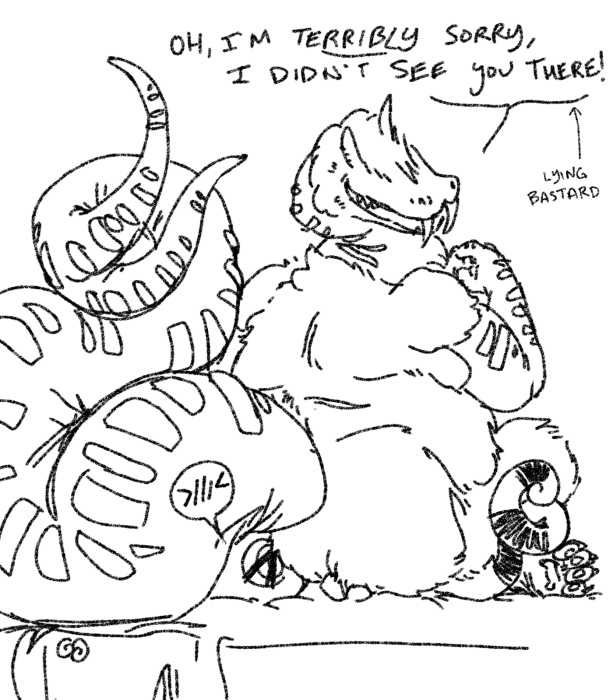 you just know he saw me there